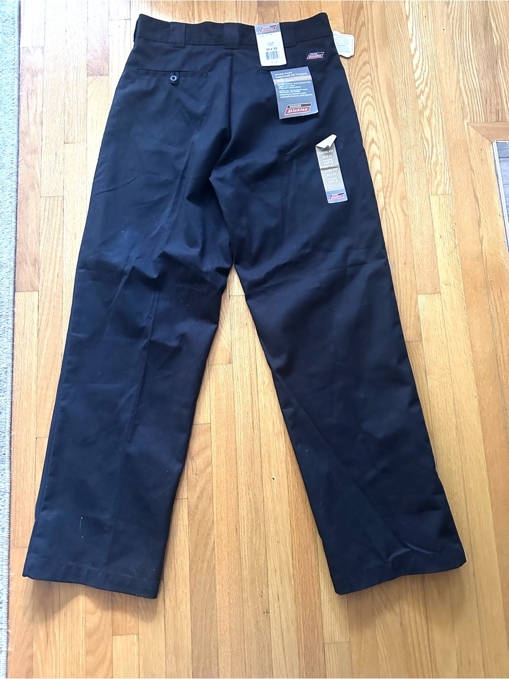 Dickies Men’s Black Straight-Leg Work Pants